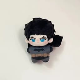 Anime Bat Man Bruce Wayne 10cm Plush Doll Toy for Children And Adults Cartoon Cosplay Dress-Up Collectible Soft Cotton Gift