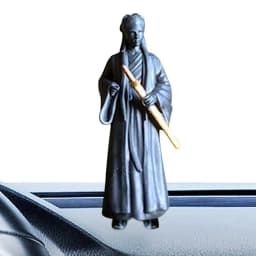 Chinese Knight-Errant Ornaments Knight-Errant Statue Ornament Chinese Ancient Style Resin Miniature Ornaments For Aquarium SUVs