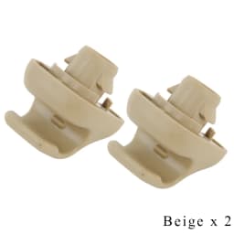 MTAP Aftermarket Car Sunvisor Holder Clips Sun Visor Fastener For HONDA CIVIC FA1 FD1 FD2 2006-2011 Beige Ivory Gray Color