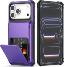 Case For iPhone 18 Pro Max 17 16 Pro Max 15 14 13 12 Heavy Duty Wallet Hidden Flip Slot Protective Hard Back Covers Coque Fundas