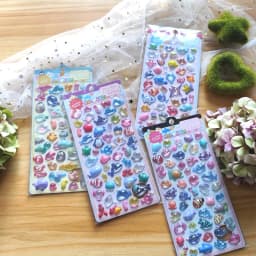 1 pc/4 pcs Cute Marine Fish Shark 3D Relief Stickers Scrapbooking Diy Journal Cute Stationery Sticker School Gift