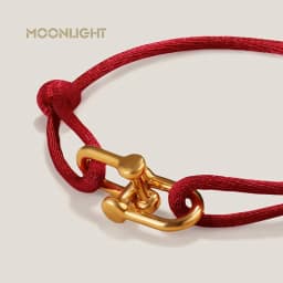 MOONLIGHT Classic Adjustable U-Shape Charm Bracelets for Women High Quality Silk Rope Bracelet Female Jewelry Gifts Wholesale