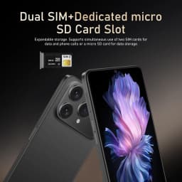 FUFFI M17 Pro Max Global Vision Smartphone Android 8GB RAM 256GB ROM 6.53 Inch Phone 24MP+48MP Dual SIM 5G Network Mobile Phones