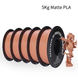 Geeetech 5kg Matte Filament PLA 1.75mm, 3d printer Material polylactic acid, frosted texture, Vacuum packaging