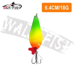 WALK FISH New 16g-28g Metal Spinner Spoon Trout Fishing Lure Hard Bait Sequins Noise Paillette Bait Hard Sequins Spinner