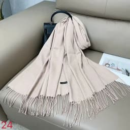 Luxury Solid Winter Scarf Women Pashmina Shawls Soft Scarves Wraps Cashmere Feel Blanket Warm Stoles for Lady Outdoor Bufanda