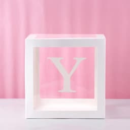 1st Birthday Transparent Alphabet Balloon Box Wedding Custom Name Decor One Birthday Party Decorations Kids Baby Shower Boy Girl