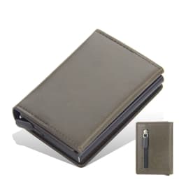 Pop Up Credit Card Holder Wallets Men Slim Rfid Blocking CardHolder Card Money Bag Coin Pocket PU Leather Short Wallets for Men
