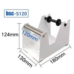 Universal Barcode Label Separator 10-120mm Tag, Manual Label Distributor Machine - Thermal Sensitive Sticker Peeling Tool