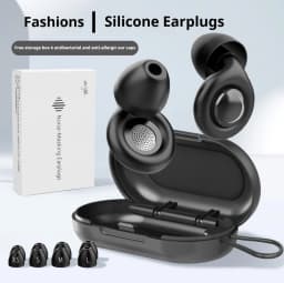 Silicone Ear Plugs Sleep Noise Cancelling Reusable Hearing Protection Anti Noise Earplugs for Concerts Travel Sleeping Ear Plug