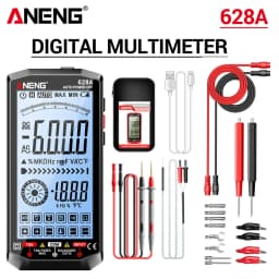 Digital Multimeter Professional Rechargeable 6000 Counts AC/DC Voltage Current Ammeter Capacitor Detector Electrician Tools