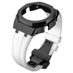 Mod Kit For Casioak GMAS2100 Stainless Steel metal Case Rubber Strap for Mod Kit GMA-S2100 4thGen Replacement shoc K Accessories