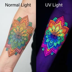 DM Fluorescent Tattoo Ink Set 8PCS 5ml Professional Tattoo Pigment Tattoo Painting Tattoo Supplies Professional Supply