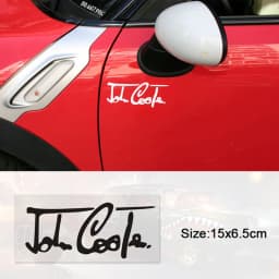 For Mini Sticker JCW Stickers Mini Cooper Accessories F56 R55 R56 R60 R61 F54 F55 F56 F60 Mini Cooper Sticker Countryman