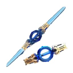 Outdoor Toy Bright Rotate Sword Multi-Color Flash LED Light Shine Cosplay Sword Toy Party Family Interactive Toy For Kids Adult