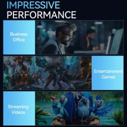 Mini Gaming PC Desktop Windows 11 Pro Intel Core I9 10980HK Mini PC 16GB DDR4 1TB SSD PC Gamer Computer Dual WIFI 6 BT5.2 4K HD