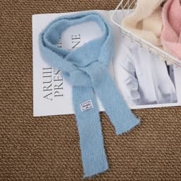 Multi-material Color Blocking Stripe Scarf Decoration Knitted Irregular Tassel Scarves Women Autumn And Winter Soft Scarf