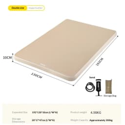 Lohascamping Air Mattress Compact Folding Sleeping Bed Camping Tent Mat 1-2 Person Inflatable Mat 10cm Thicken Sleeping Mat