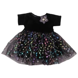 Cute Doll Clothes Set Denim Jacket Outfit,Bear Jumpsuit,Striped Dress& Party Gown for 18"American & 43cm Baby Newborn Girl Dolls