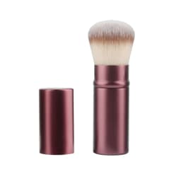 1pc Retractable Brush Makeup Brush Powder Blusher Powder Brush Mini Multi-function Portable With Aluminum Handle