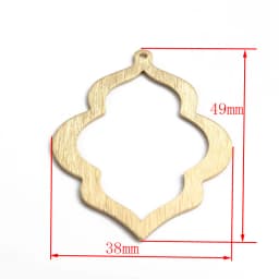 10pcs Polished Raw Brass Flower Leaf Sector Moon Square Shell Dragonfly Shape Charms Pendant For Jewelry Earring Necklace Making