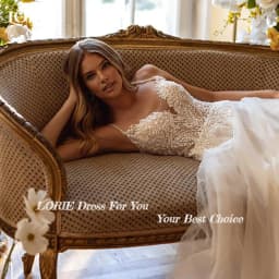 LORIE 3d Flower Wedding Dresses A-Line Lace Applique Illsion Elegant Bridal Gown Spaghetti Strap Princess Party Dress Customized