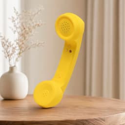 Bluetooth-compatible Retro Phone Handset Wireless Telephone Receiver with Comfortable Call Compatible with Various Mobile Phones