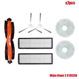 Compatible For Xiaomi Mijia Omni 2 C102CN / B101CN / B116CN / X10+ Plus Parts Accessories Roller Side Brush Hepa Filter Mop Dust