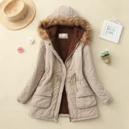 Spring Autumn Winter Jacket Women 2025 Thick Warm Hooded Parka Mujer Cotton Padded Coat 3XL Casual Slim Jacket Female