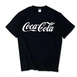 Classic Coca-Cola Logo Print T-shirt Men Women Casual Loose Cotton Short Sleeve Tee Retro Streetwear Unisex Tops t shirt