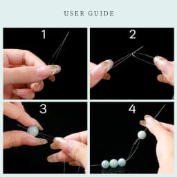 10Pcs/lot Stainless Steel Beading Needles Kit Big Eye Needle Curved Eye Needle For Jewelry Making DIY Handmade Craft Accessories