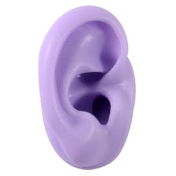 1PC Flexible Silicone Ear Model for Piercing Left and Right Human Ear Molds Jewelry With Exhibits Props