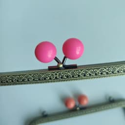 10pcs 20.5cm Big Candy Bead Metal Purse Frame Square Embossed Antique Bronze Lace Coin Purse Frame Kiss Clasp Accessory