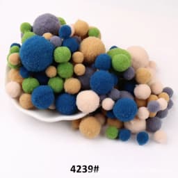 10mm To 30mm 20g Multi Size Mix Colors Pompom Fur Craft DIY Soft Pom Poms Balls Wedding Decoration Glue on Cloth Accessories