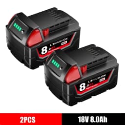 M-18 18V 5/8/9/12Ah Replacement Battery for Milwaukee, Low-Temp Resistant Fast Charge for Cordless Power Tool Battery Pin AU