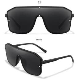 New Brand Fashion Square Big Frame Sunglasses Men Women Cycling Goggles Outdoor Sports Driving Travel Windproof Eyewear Festival