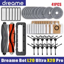 Dreame Bot L20 /L30 Ultra Accessories Main Side Brush Hepa Filter Mop Dust Bag Robot Vacuum Cleaner Replacement Parts