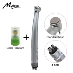 LED Dental Handpiece High Speed Push Button 3 Water Spray Light Ceramic Bearings Dentistry Tips Air Turbine High Rotation Pens