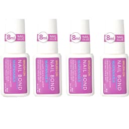 1/2/3/4/5Pcs 8ml Fast Dry Nail Glue with Brush for False Nail Tips Strong Adhesive Nail Rhinestones Jewelry Glue Manicure Tools