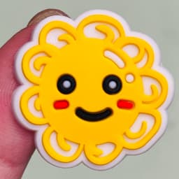 Good Quality 1pcs Kawaii Sun Expression PVC Shoe Charms Sandals Shoes Accessories Shoes Ornament Fit Kids DIY Party Xmas Gift