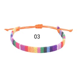 Woven Ethnic Nepal Bracelet Boho Women Men Fabric Thread Rope Hand Wrist Strap Weave Braid Wristband Luck Friendship Knot Bangle