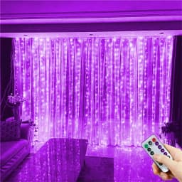 USB Remote LED Curtain Lights 8 Modes for Wedding Garden Party Bedroom Wall Window Home Decor Eid Decor LED Garland Lamp