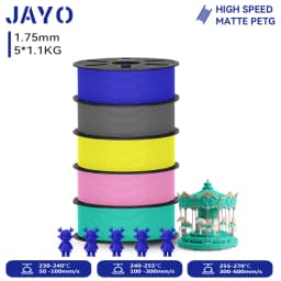 JAYO 5.5KG 3D PETG / High Speed Matte PETG / PLA Classic Printer Filament 1.75mm 3D Printer Filament Neatly Wound PETG for 3D