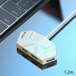 Multi USB Hub Usb Splitter 4/7 Ports 2.0 Usb Expander Cable 60/120CM High Speed Adapter For PC Transmission Hard Drive