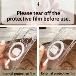 Luxury For Magsafe Shockproof Clear Case For iPhone 18 17 16 15 14 13 12 Pro Max Plus Magnetic Wireless Charge Transparent Cover