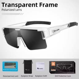 WEST BIKING Large Frame Cycling Polarized Glasses Bike Photochromic Outdoor Sunglasses Fit Over Myopic Goggles Bicycle Accessory