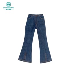 28-30cm Blyth Doll Clothes Azone OB 24 Fashion Leather Jackets Jeans Flared Pants Tube Top Accessories Girls Gift Toys