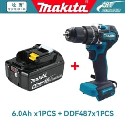 Makita 18V LXT 6.0Ah Lithium Ion Battery For BL1850 BL1860 Cordless Drill Angle Grinder Power Tool With LED Indicator