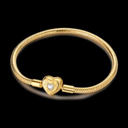 2026 Valentine New 925 Silver Pink Bow Full Diamond Bracelet Original 17-20CM Fit DIY Charm Women Birthday Jewelry Gifts