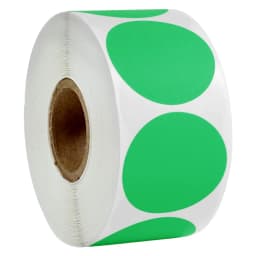 25mm 250-500pcs Colorful Writable Round Self-adhesive Sticker Handwriten Category Labels Decoration Packaging Supplies Whoesale